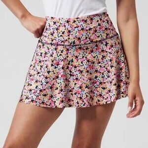 NWT Athleta Ace Printed Tennis Skort 13.5" in Volley Floral Lunaria